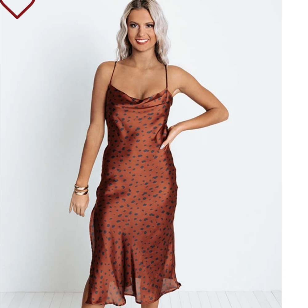 Midi Cowl Necked Dress